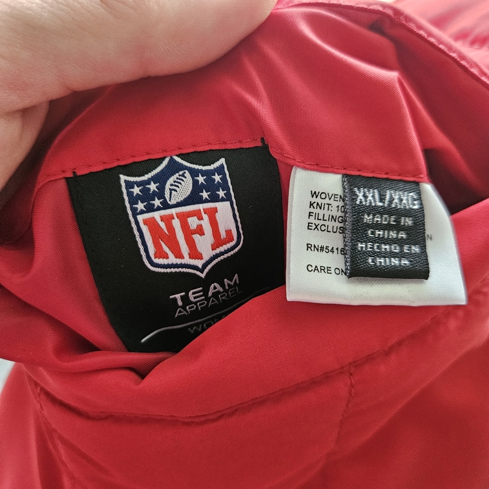 NWT NFL Atlanta Falcons Reversible Vest - Picture 7 of 7
